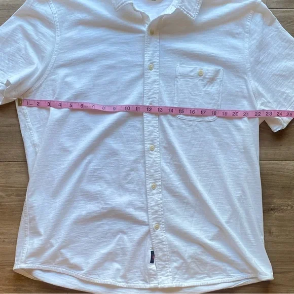 Faherty White Cotton Button Up - Picture 4 of 7